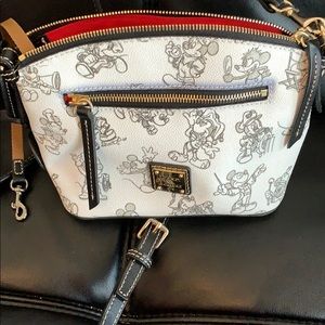 Disney Dooney & Bourke black and white Mickey new